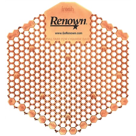 Renown Wave 3D Mango Urinal Screen, 10PK REN03121